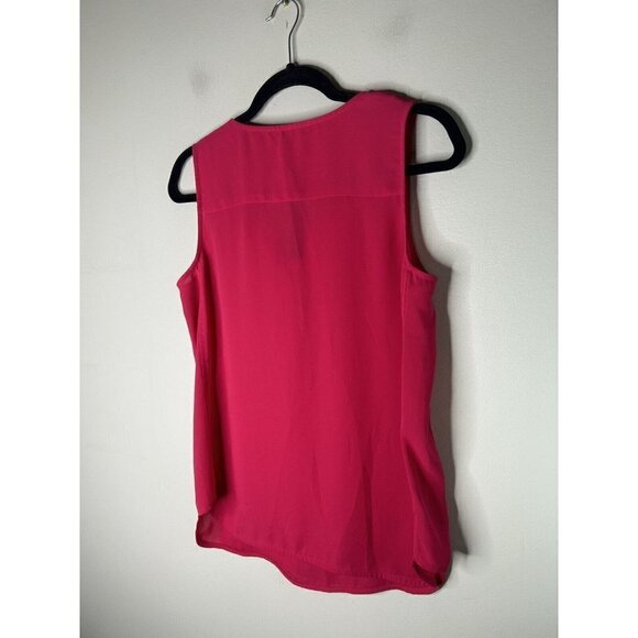 Violet + Claire Blouse Sleeveless Tank Pink V Neck Size Small NWT - Picture 8 of 11